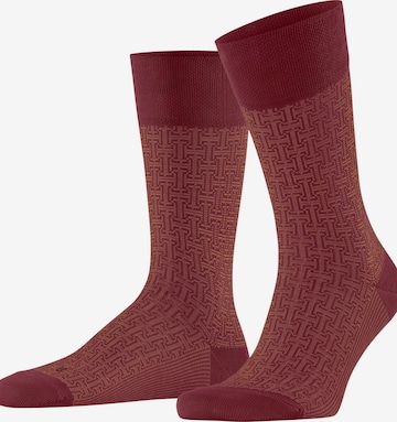 FALKE Socks 'Sensitive London Special Edition' in Red: front
