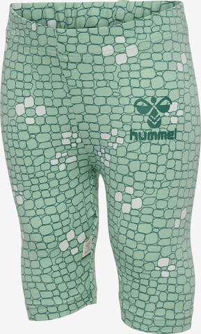 Coupe slim Leggings 'Zanzi' Hummel en vert