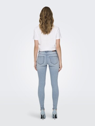 Skinny Jean 'WAUW' ONLY en bleu