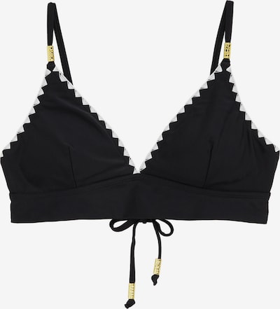 Sutien costum de baie WE Fashion pe negru, Vizualizare produs