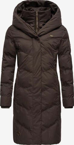 Ragwear Winter Coat 'Natalka' in Brown: front