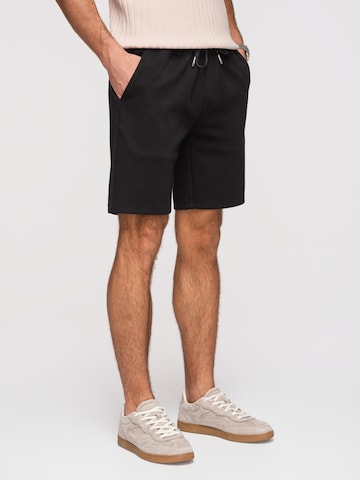 Ombre Regular Trousers in Black