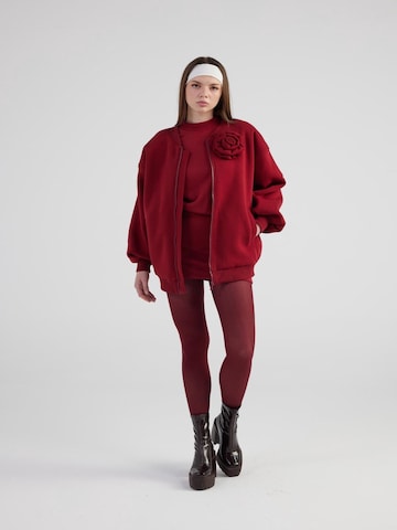 HOLLY LOLLY Between-season jacket in Red: front