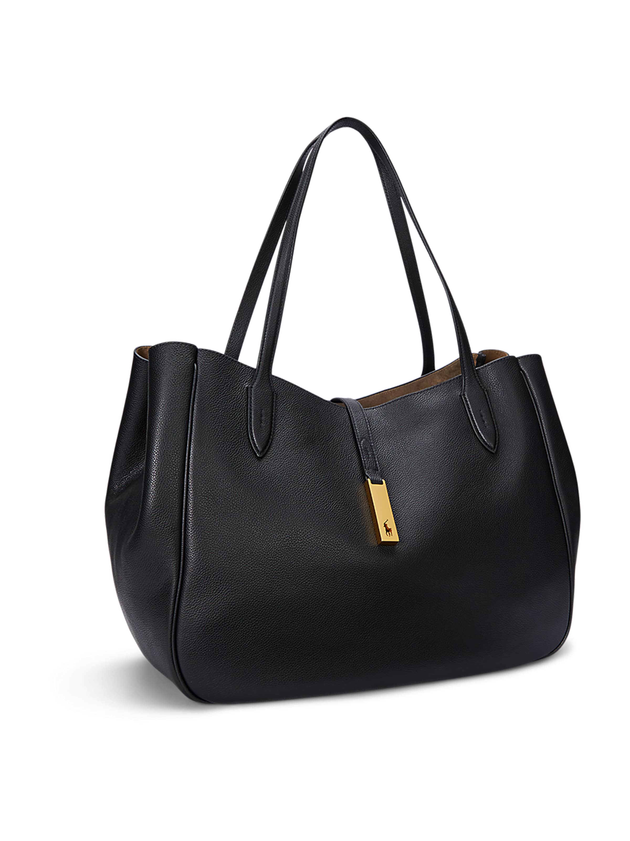 Polo Ralph Lauren Shopper in Schwarz: Vorderseite