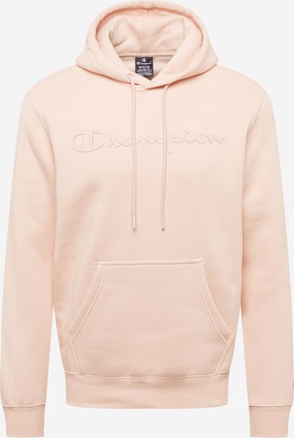 Sweat-shirt Champion Authentic Athletic Apparel en rose : devant