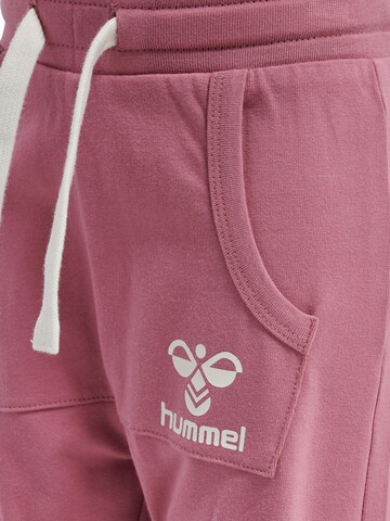 Effilé Pantalon Hummel en rose