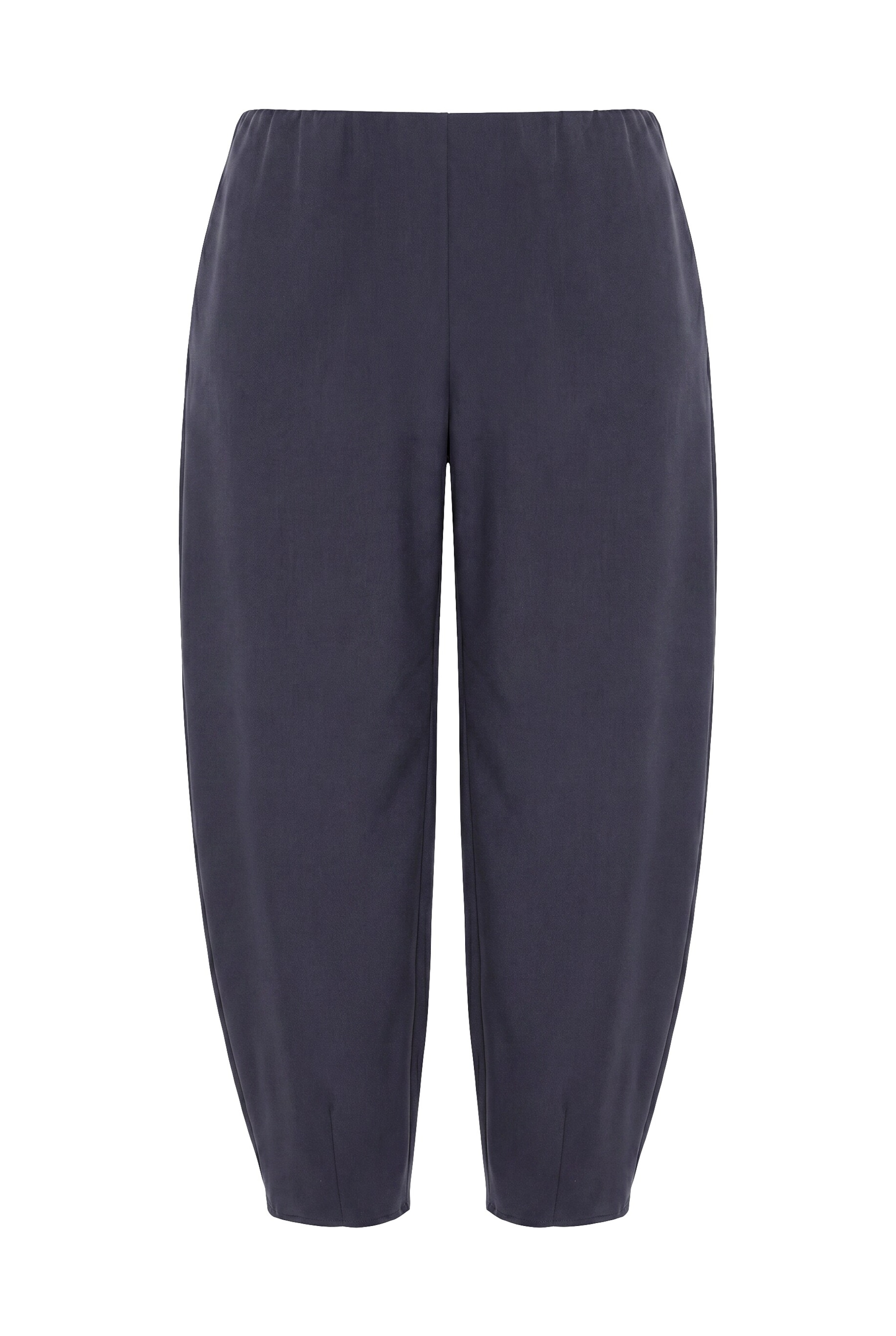 Ulla Popken Baggy Broek in Grijs: voorkant