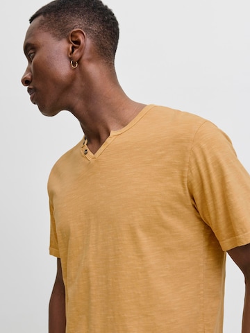 JACK & JONES Regular fit Shirt 'JJESPLIT' in Geel