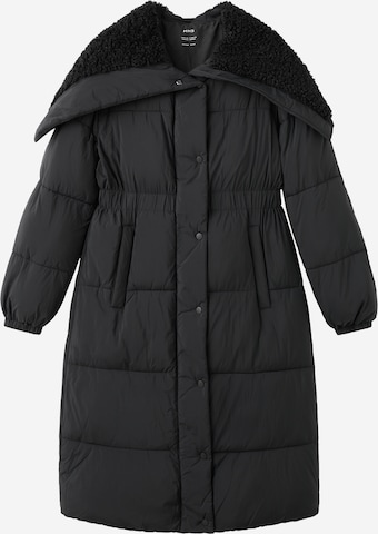 MANGOZimski kaput 'SHEARLIN' - crna boja: prednji dio