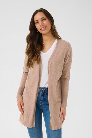 Cream Cardigan 'Dela' i grå: forside