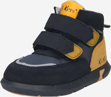 Kickers - Botas en azul: frente