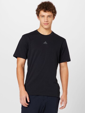 ADIDAS SPORTSWEAR Функционална тениска 'Aeroready ' в черно: отпред