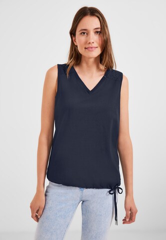 CECIL Top in Blue: front