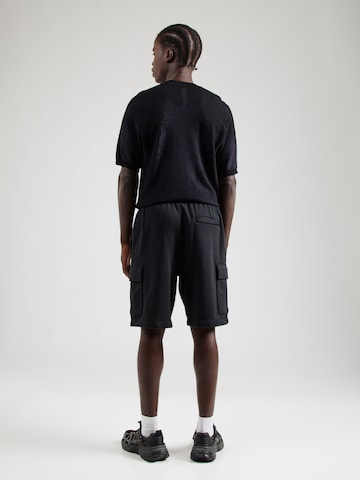 melns Nike Sportswear Vaļīgs piegriezums Kargo bikses 'CLUB'