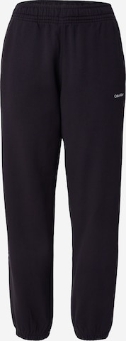 Calvin Klein Tapered Housut värissä musta: etupuoli