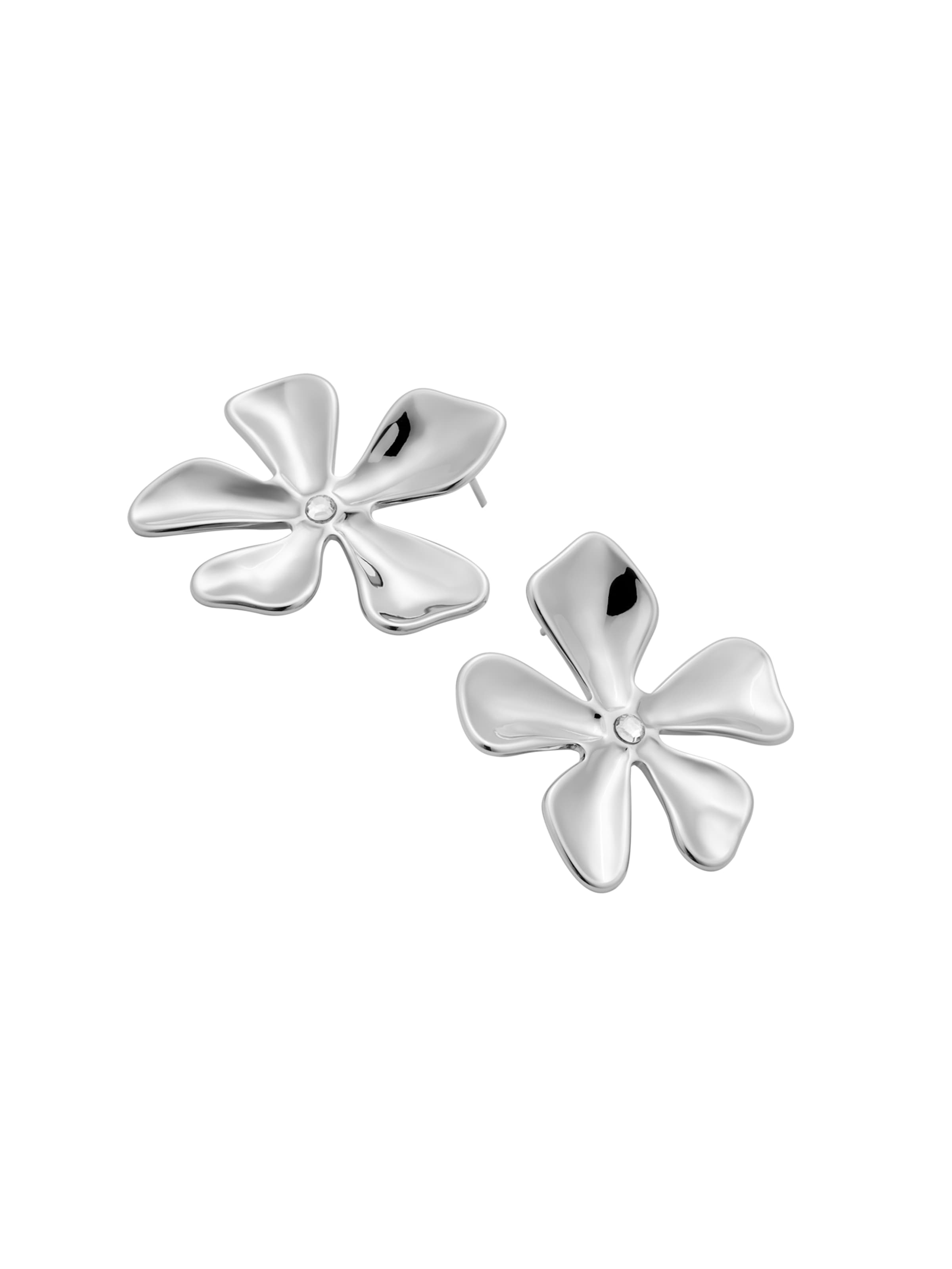 EDITED Σκουλαρίκια 'Flores' σε ασημί