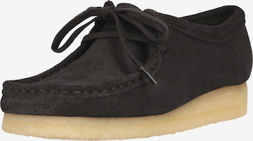 CLARKS Schnürschuhe 'Wallabee' in Braun: Vorderseite