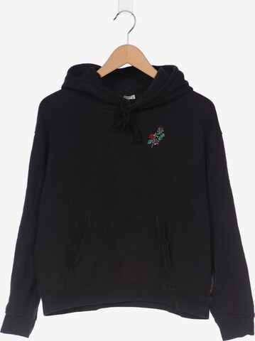 LEVI'S ® Sweatshirt & Zip-Up Hoodie in XS in Black: front