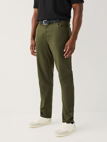 Next Regular Broek in Groen: voorkant