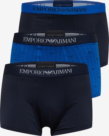 Emporio Armani - Boxers em azul: frente