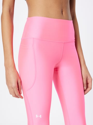 UNDER ARMOUR Skinny Sports trousers in Pink