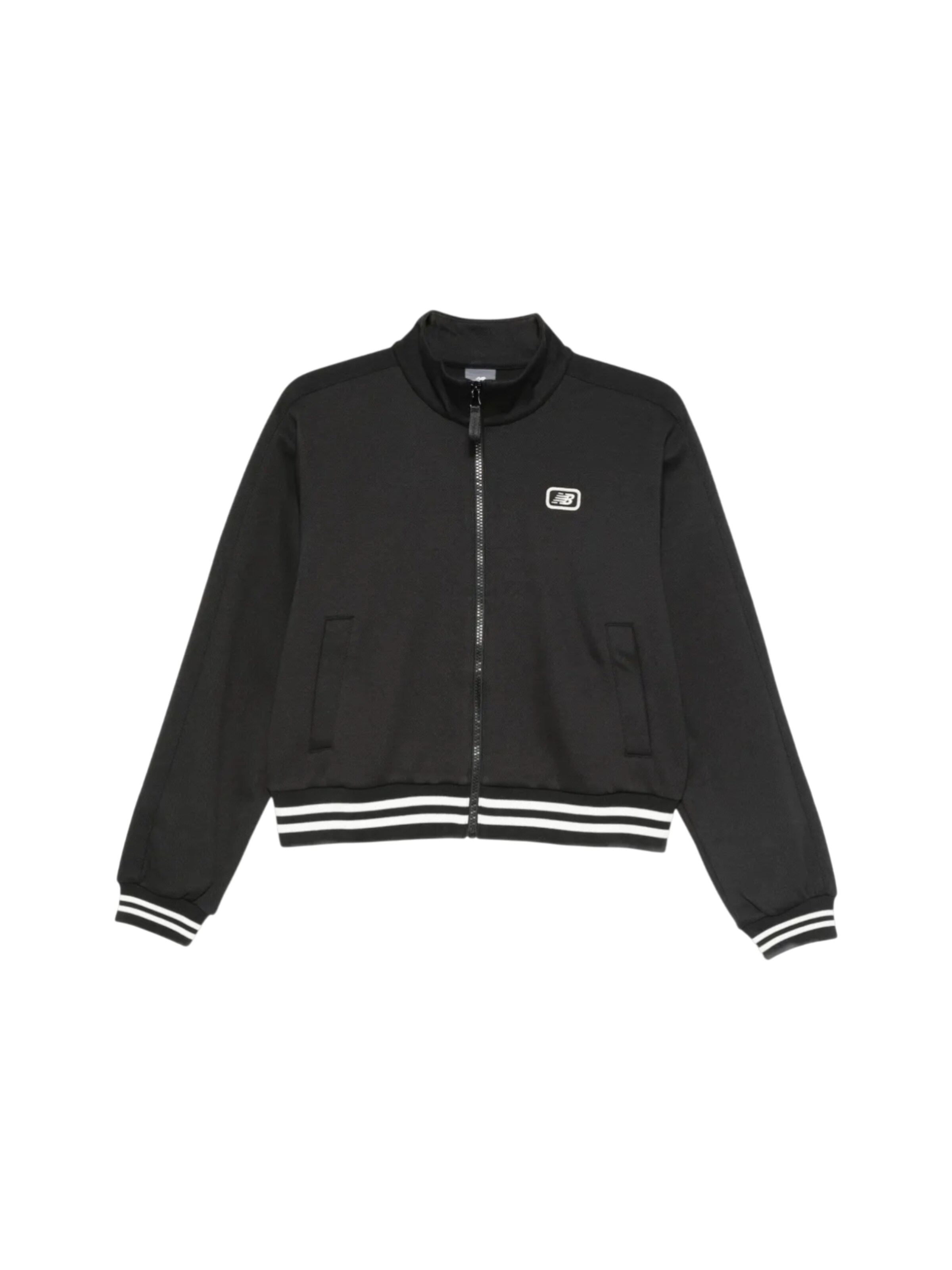 Giacca di mezza stagione di new balance in nero: frontale