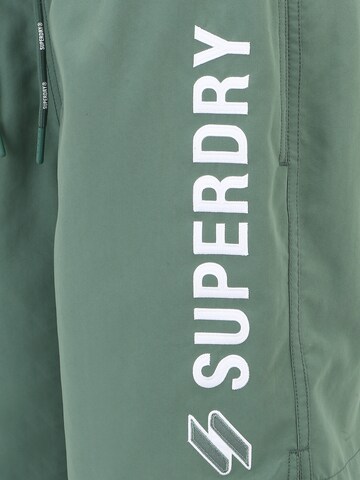 Superdry Шорти за плуване в зелено