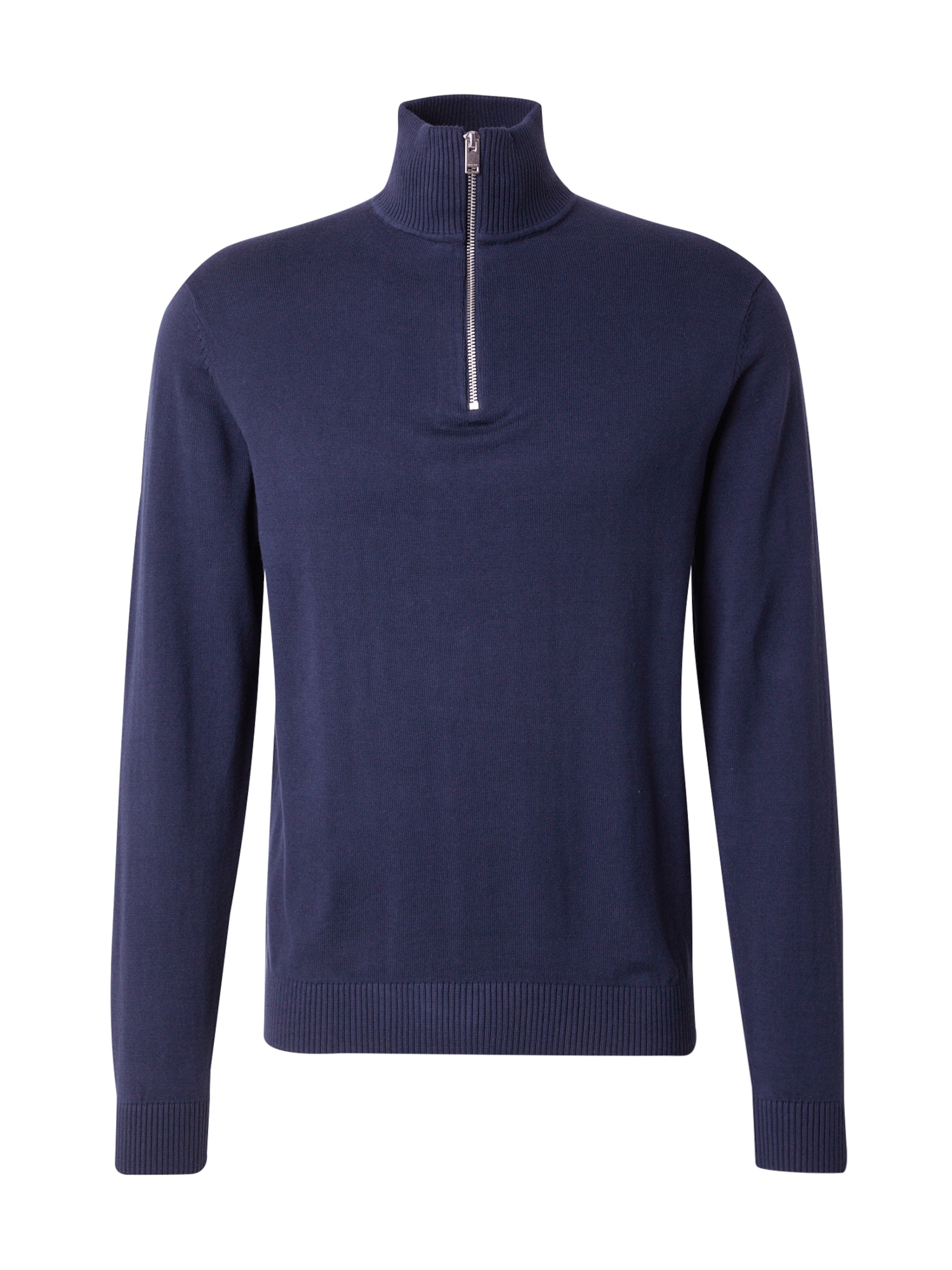 Pull-over 'SLHBERG' SELECTED en bleu : devant