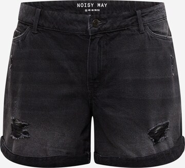 Noisy May Curve Loose fit Jeans 'SMILEY' in Black: front