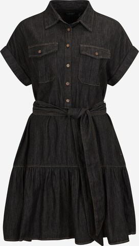 Lauren Ralph Lauren Shirt dress in Black: front