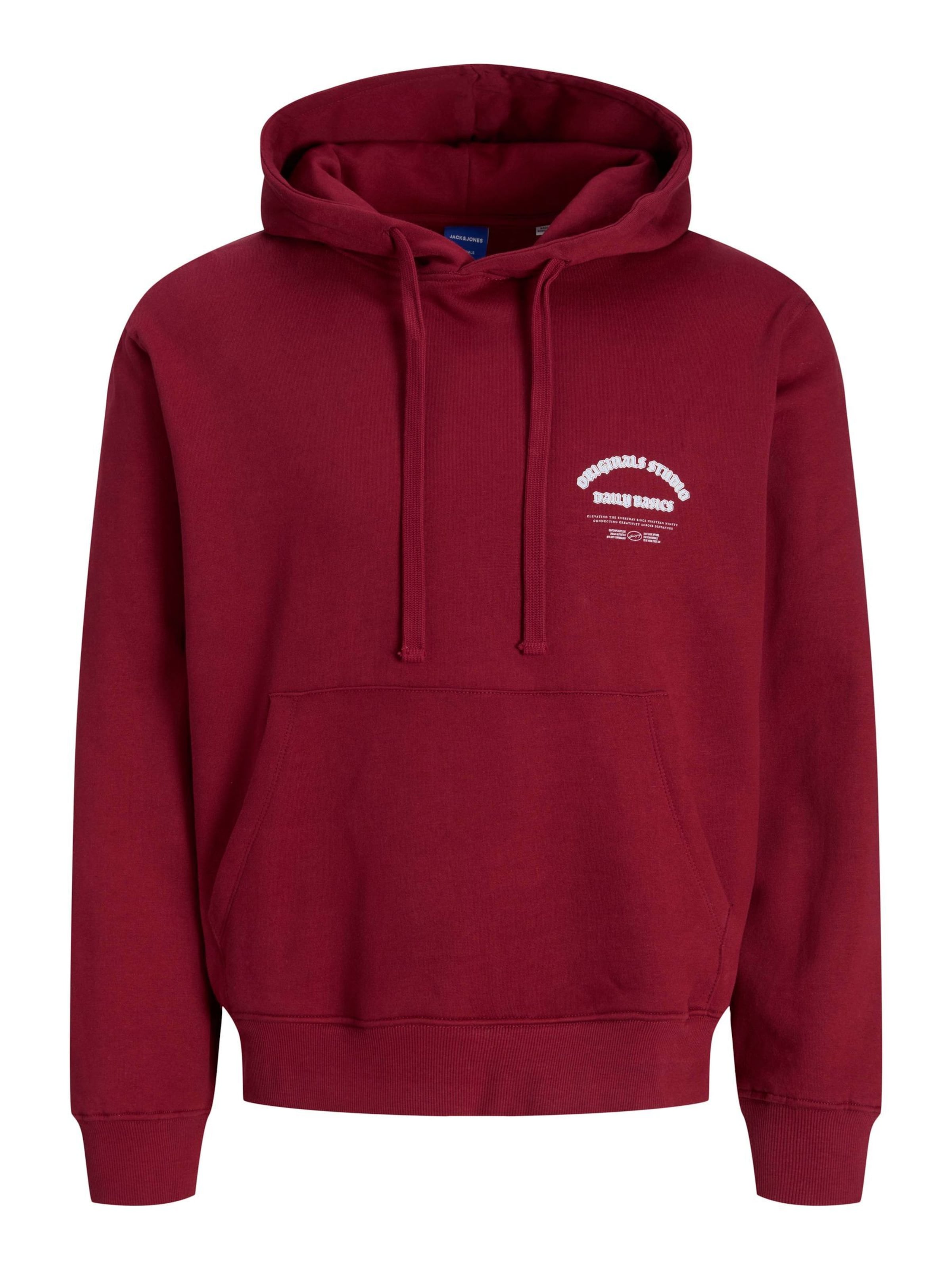 JACK & JONES Hoodie in Rot: Vorderseite