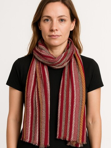 COLLEZIONE ALESSANDRO Scarf 'Lenni' in Red