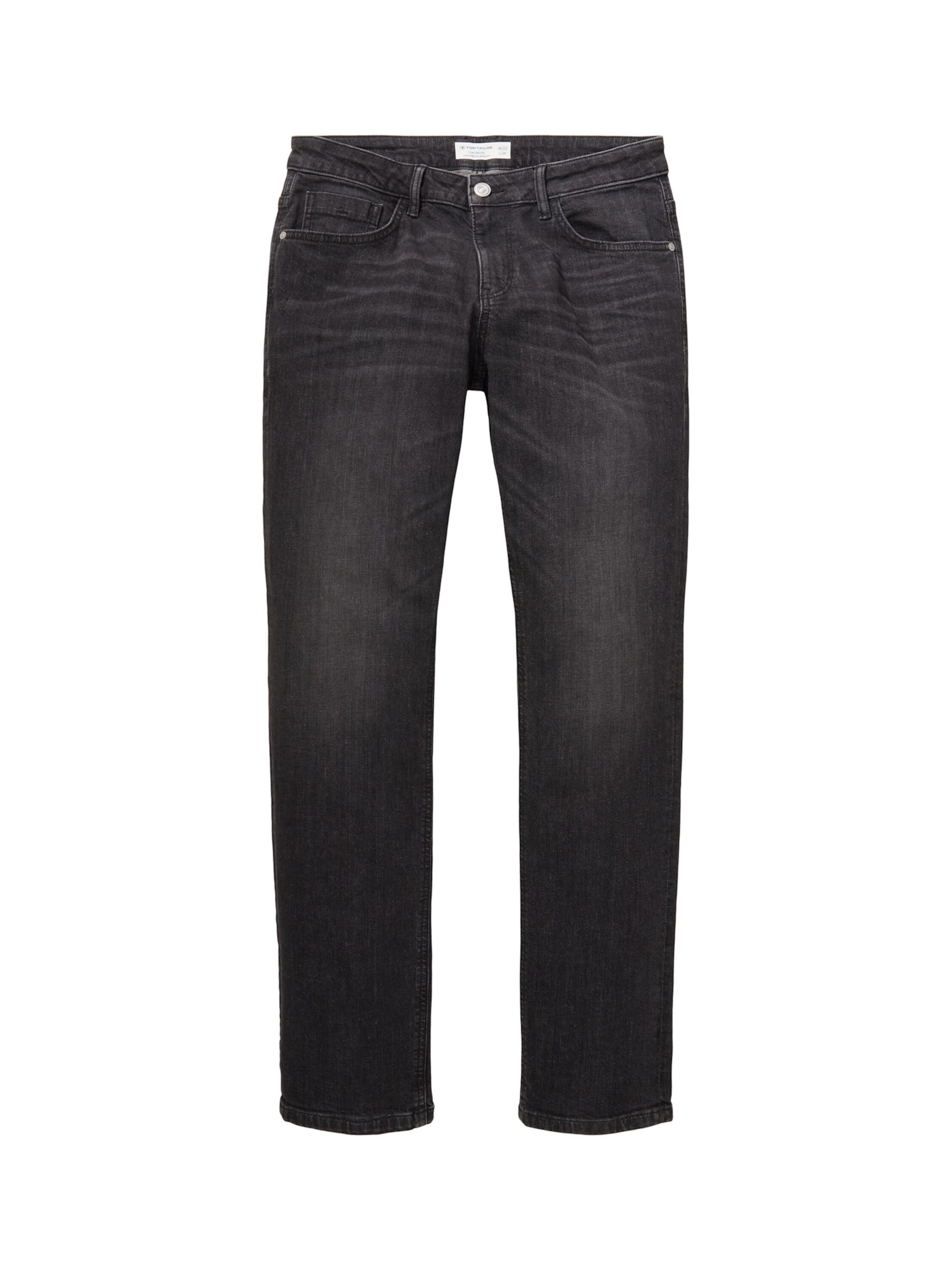 TOM TAILOR Slimfit Jeans 'Josh' i sort: forside