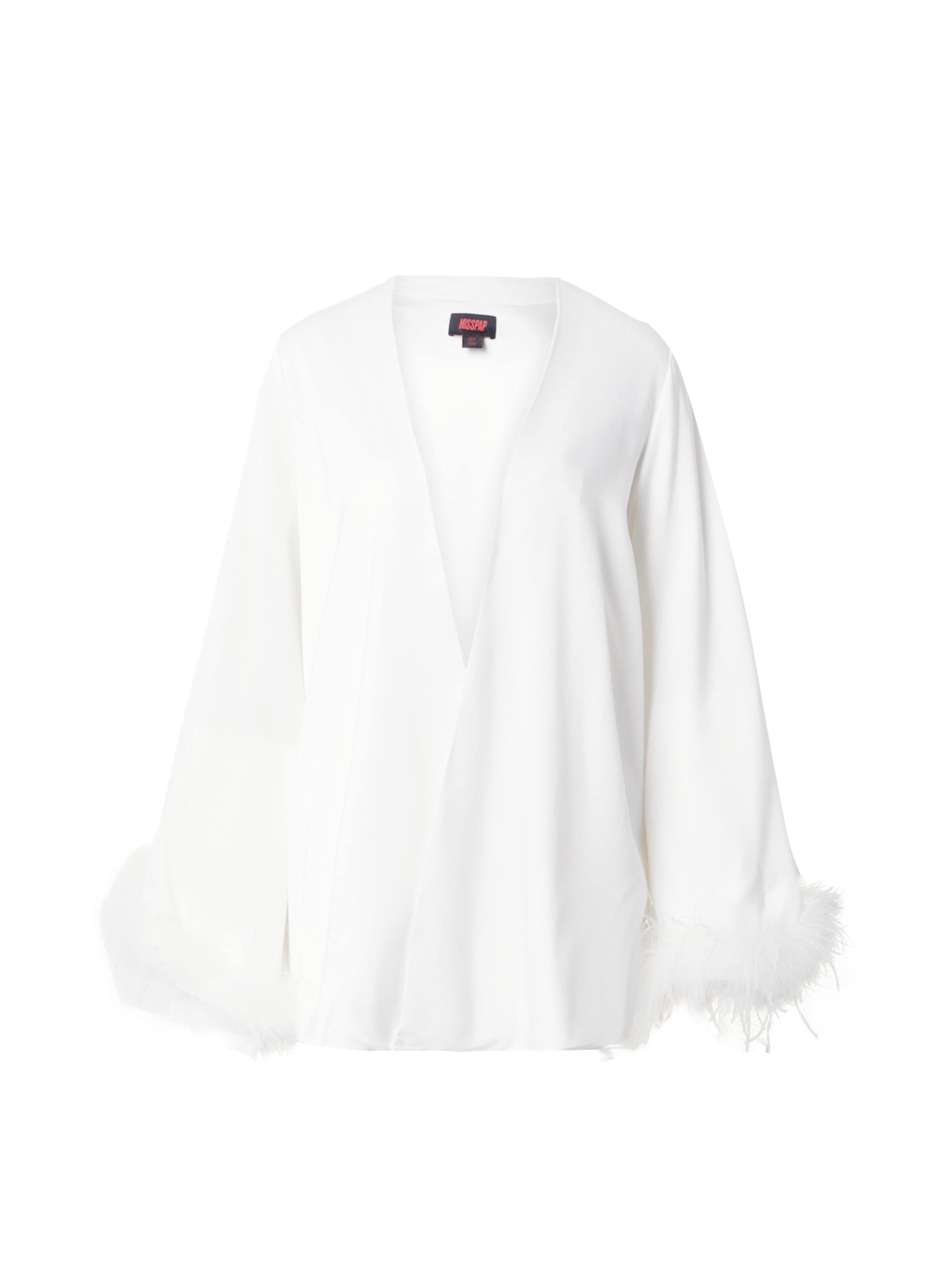 Kimono Misspap en blanc : devant