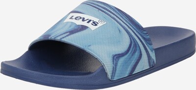 LEVI'S ® Pantolette 'JUNE STAMP' in blau / aqua / hellblau, Produktansicht