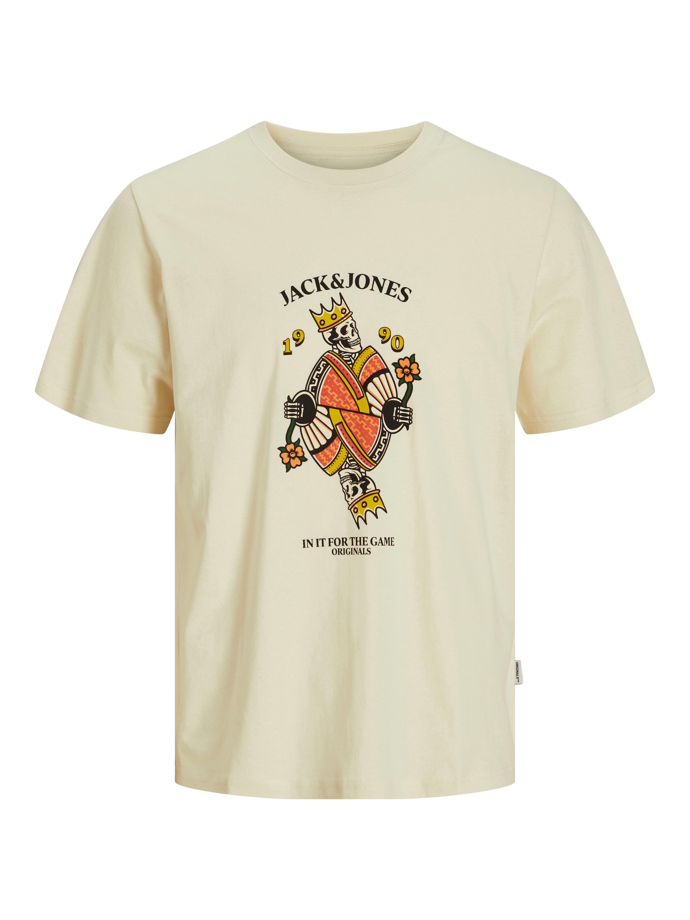 T-Shirt JACK & JONES en blanc : devant