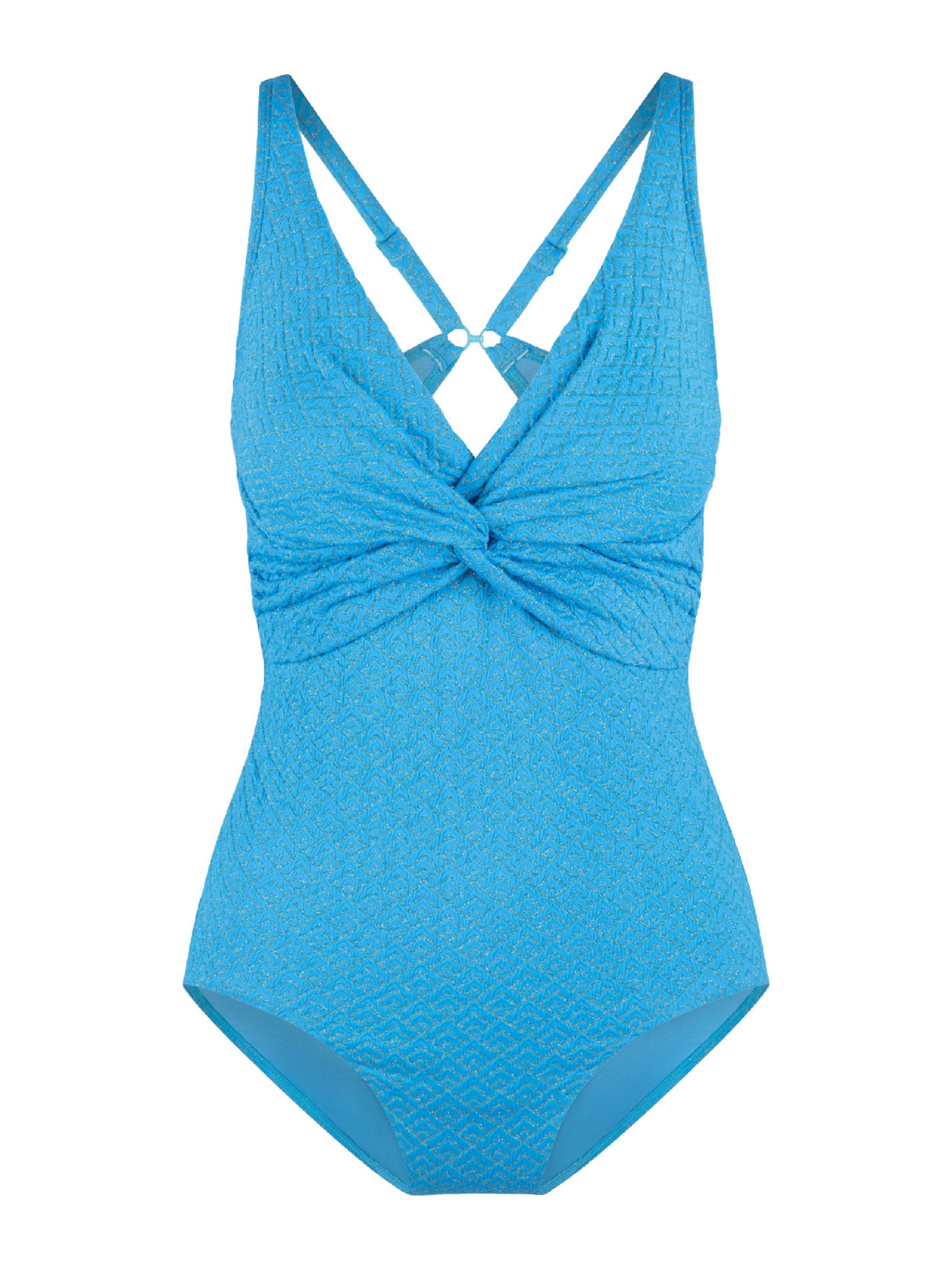 LingaDore Τρίγωνο Ολόσωμο μαγιό σε μπλε: μπροστά