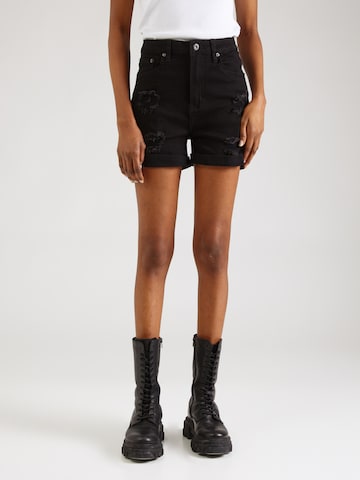 AÉROPOSTALE Regular Shorts in Schwarz: predná strana