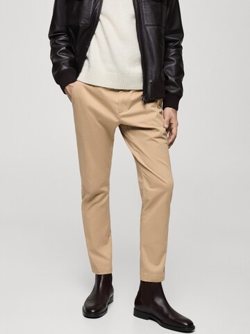 MANGO MAN Tapered Hose 'Prato' in Beige: Vorderseite