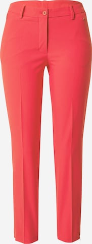 J.Lindeberg Regular Pleated Pants 'Pia' in Pink: front