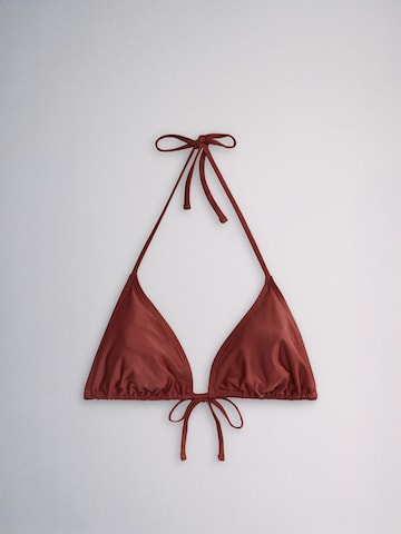 The Set Triangel Bikinitop in Bruin