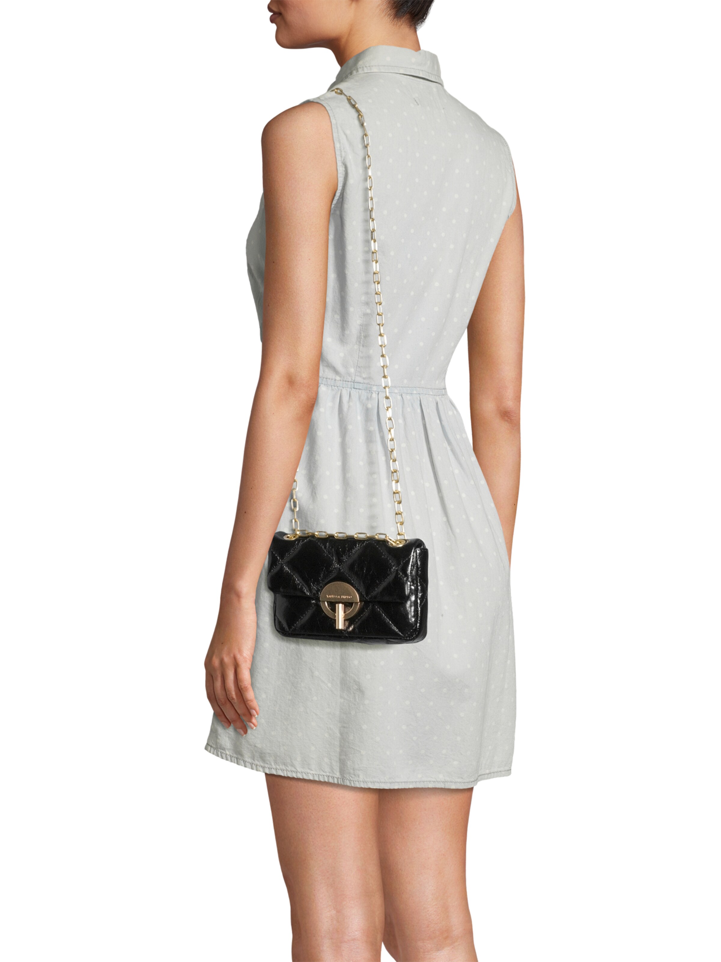 Vanessa Bruno Сумка через плечо 'Nano Moon' в Черный