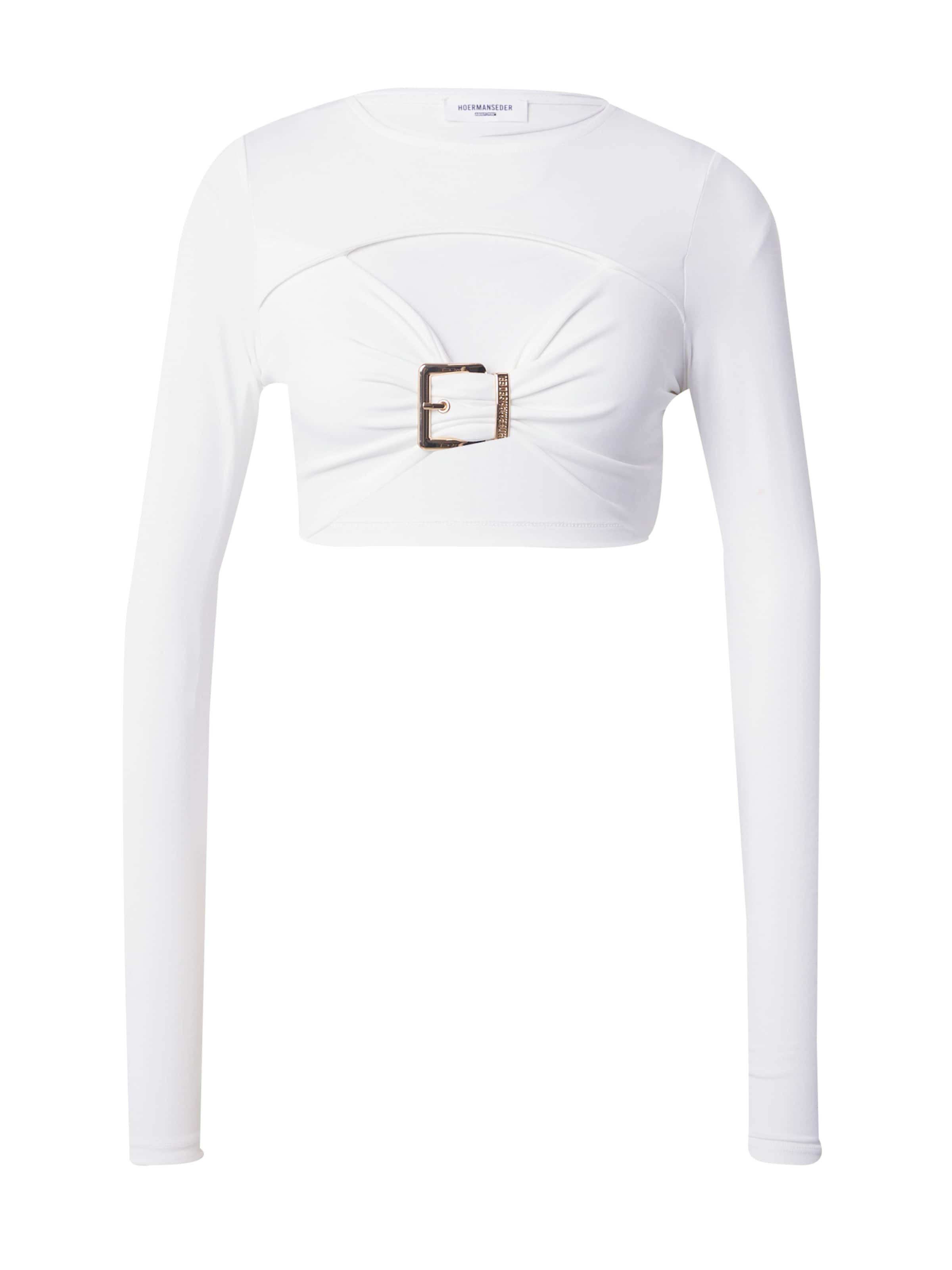 Hoermanseder Majica 'Arven' | bela barva: sprednja stran