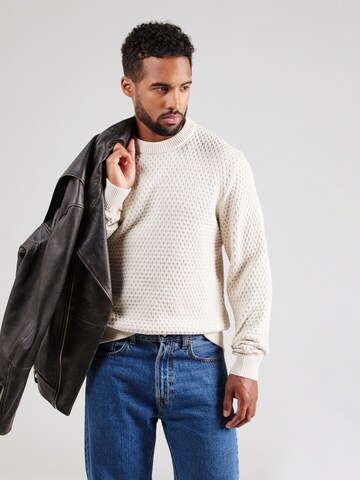 Pull-over 'CF Karl' Casual Friday en beige : devant