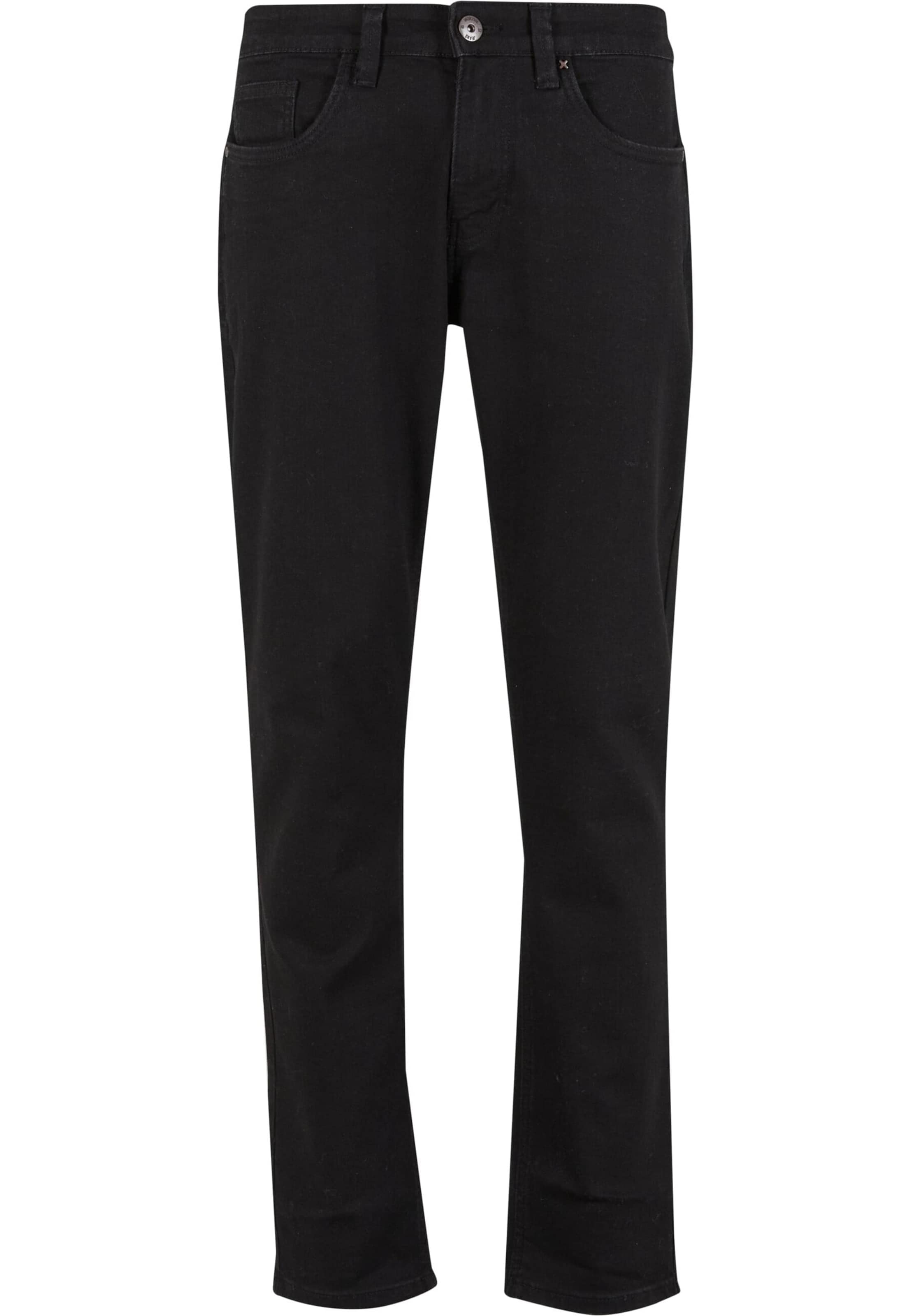 INDICODE JEANS - Vaquero 'Rambler' en negro: frente