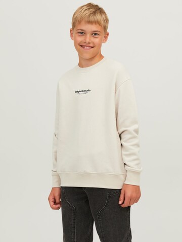 Sweat Jack & Jones Junior en gris : devant