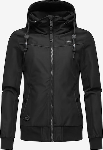 Ragwear Weatherproof jacket 'Jotty' in Black: front