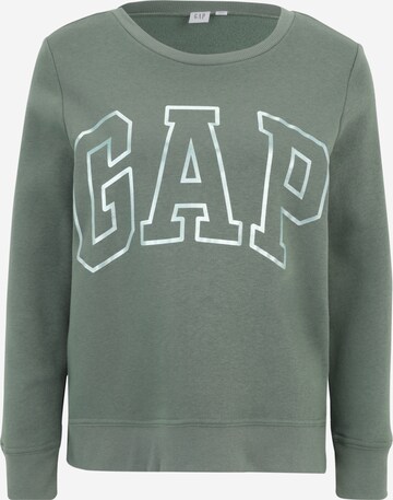 Gap Petite Sweatshirt in Green: front