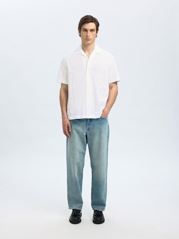 Fit confort Chemise SELECTED en blanc