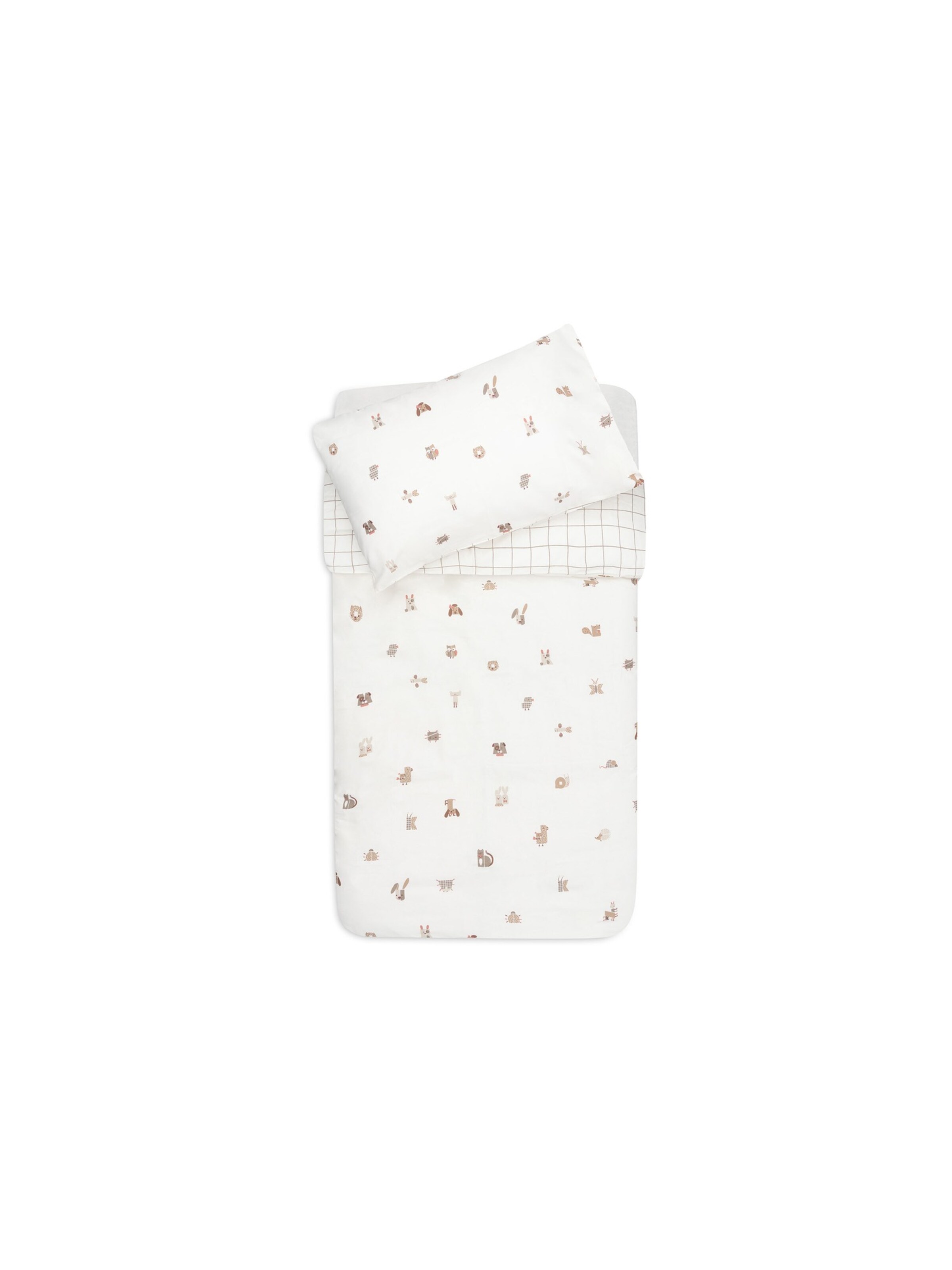Jollein Bedding 'Animal Friends' in White: front